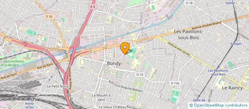 localisation de l'entreprise MADAME KANDY FOFANA  BONDY