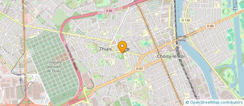 localisation de l'entreprise MADAME KANELLY GERMANY  THIAIS