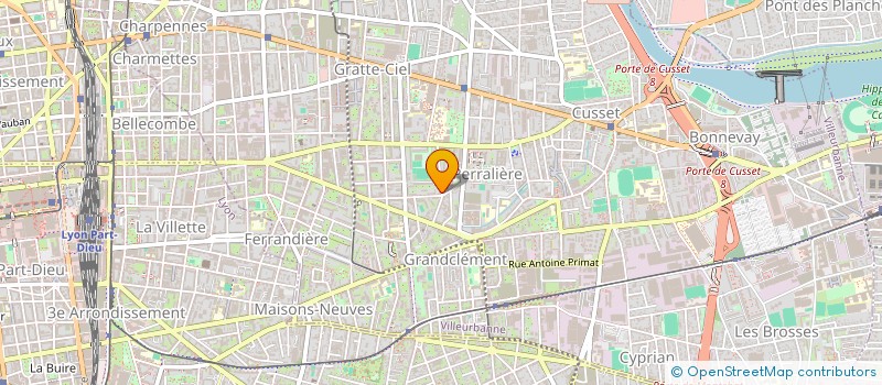 localisation de l'entreprise MADAME KANGOT KANGOT MYRVA  VILLEURBANNE