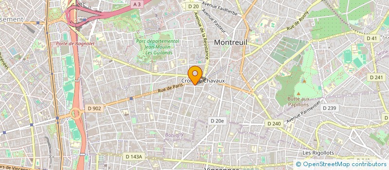 localisation de l'entreprise MADAME KANGUE KONTE à MONTREUIL