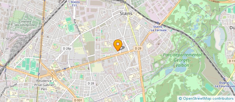 localisation de l'entreprise MADAME KANI SANGARE à STAINS