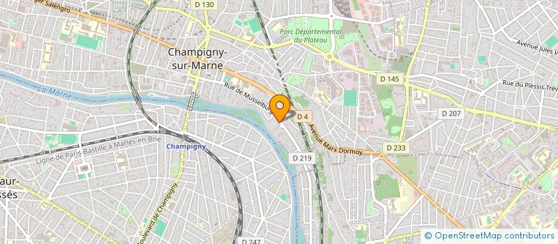 localisation de l'entreprise MADAME KANI SISSOKO à CHAMPIGNY-SUR-MARNE