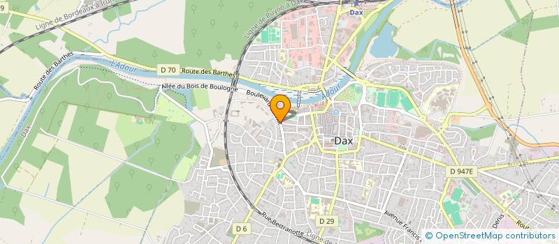 localisation de l'entreprise MADAME KANJANA PHROMWISET à DAX