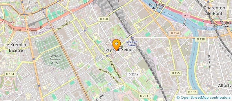 localisation de l'entreprise MADAME KANKOU DIAROUMA  IVRY-SUR-SEINE