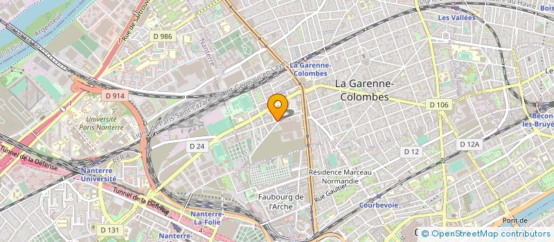 localisation de l'entreprise MADAME KANMANEE CHUNG à LA GARENNE-COLOMBES