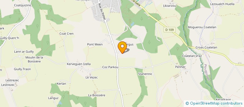 localisation de l'entreprise MADAME KANNAIG MERRER à PLOURIN-LES-MORLAIX