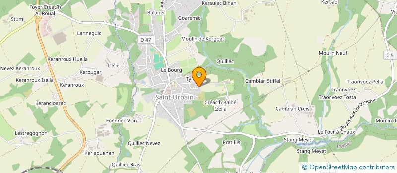 localisation de l'entreprise MADAME KANNIKA WANSA  SAINT-URBAIN