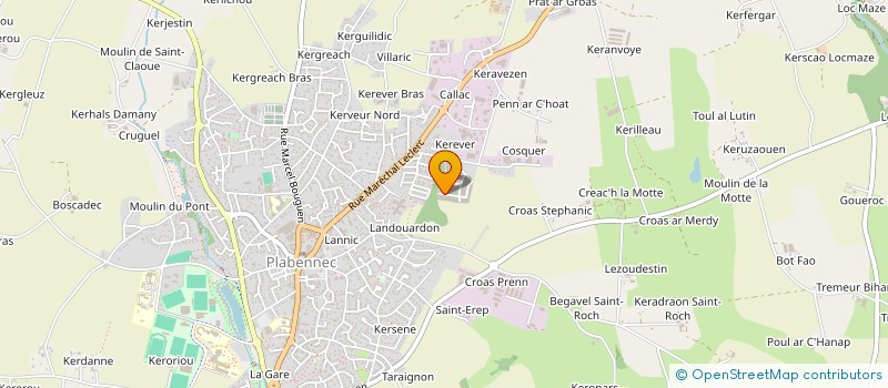 localisation de l'entreprise MADAME KANOKPORN NATTARO à PLABENNEC