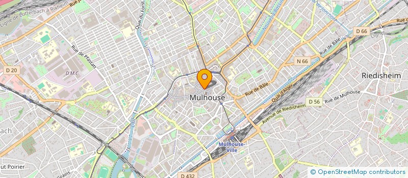 localisation de l'entreprise MADAME KANON MIYASHITA  MULHOUSE