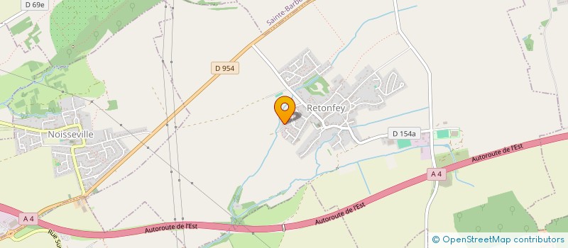 localisation de l'entreprise MADAME KANTABEN RANCHODBHAI PATEL  RETONFEY