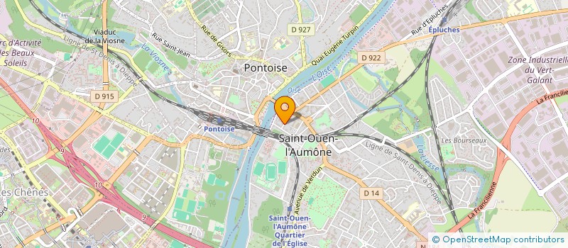 localisation de l'entreprise MADAME KANTO RAKOTONARIVO  SAINT-OUEN-L'AUMONE