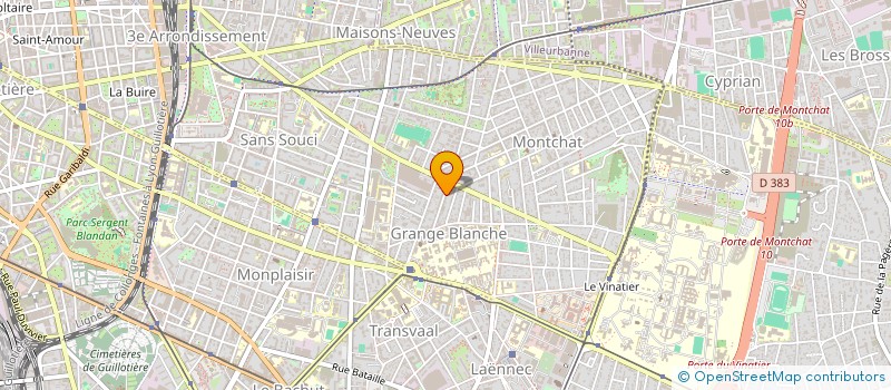 localisation de l'entreprise MADAME KANTO RAMANANTSOA  LYON