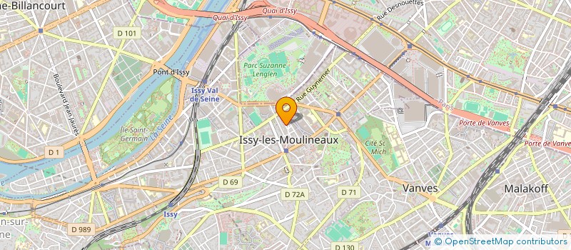 localisation de l'entreprise MADAME KANUMERA CREICHE à ISSY-LES-MOULINEAUX