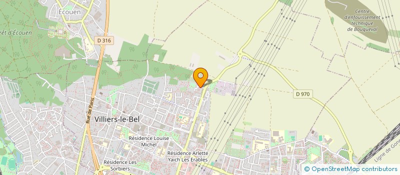 localisation de l'entreprise MADAME KANY BARADJI  VILLIERS-LE-BEL