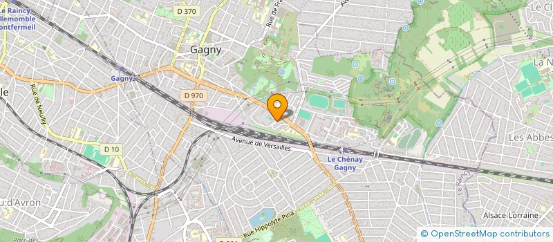 localisation de l'entreprise MADAME KANY DIALLO  GAGNY