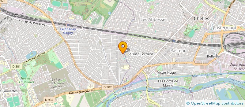 localisation de l'entreprise MADAME KANY KONTE  GAGNY