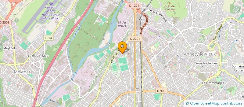 localisation de l'entreprise MADAME KANZA YOUS à ANNECY