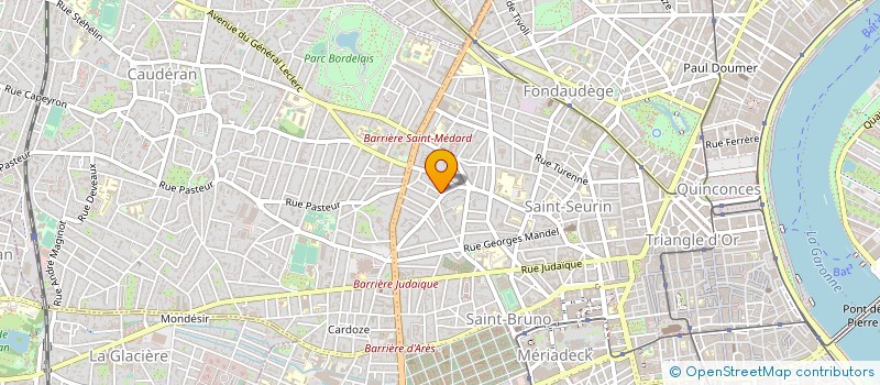 localisation de l'entreprise MADAME KAOLI THIBAUD à BORDEAUX