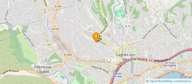 localisation de l'entreprise MADAME KAORI MOTEKI à CAGNES-SUR-MER