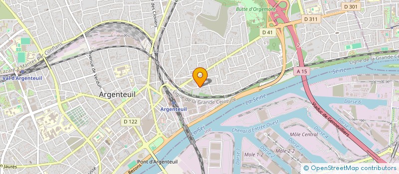 localisation de l'entreprise MADAME KAORI SOTTORIVA  ARGENTEUIL