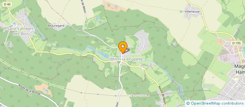 localisation de l'entreprise MADAME KAORU OKADA  MILON-LA-CHAPELLE