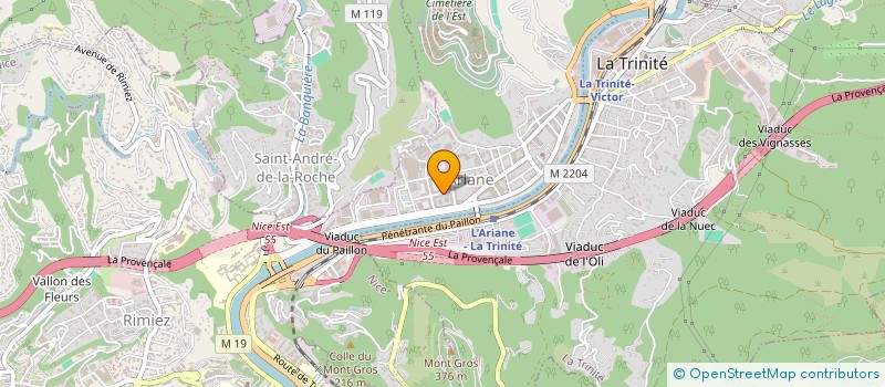 localisation de l'entreprise MADAME KAOUATHER GADHI à NICE