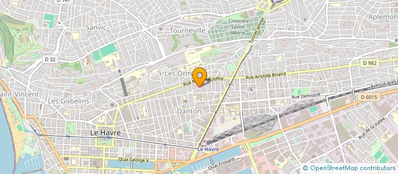 localisation de l'entreprise MADAME KAOUSSOU DJITTE  LE HAVRE