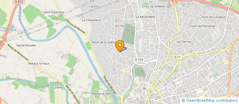 localisation de l'entreprise MADAME KAOUTAR BEL YAAGOUBI à BEZIERS