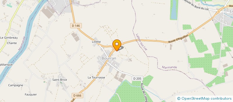 localisation de l'entreprise MADAME KAOUTAR BERJEL à BOURRAN