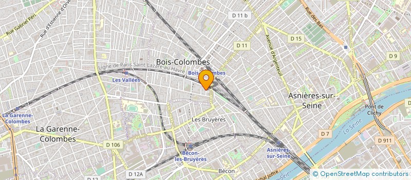 localisation de l'entreprise MADAME KAOUTAR BOULAHSEN à BOIS-COLOMBES