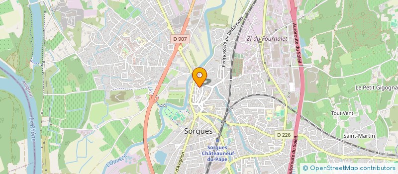 localisation de l'entreprise MADAME KAOUTAR CHEAIRI  SORGUES