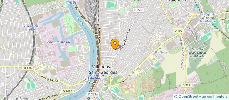localisation de l'entreprise MADAME KAOUTAR EL GHARBI  VILLENEUVE-SAINT-GEORGES