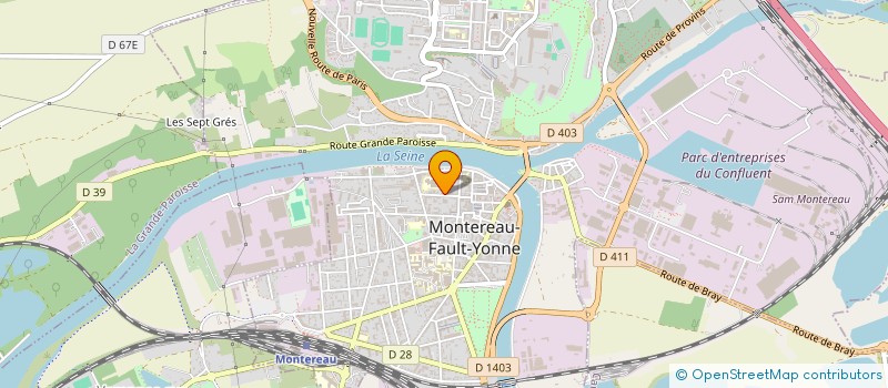 localisation de l'entreprise MADAME KAOUTAR EL HADI  MONTEREAU-FAULT-YONNE