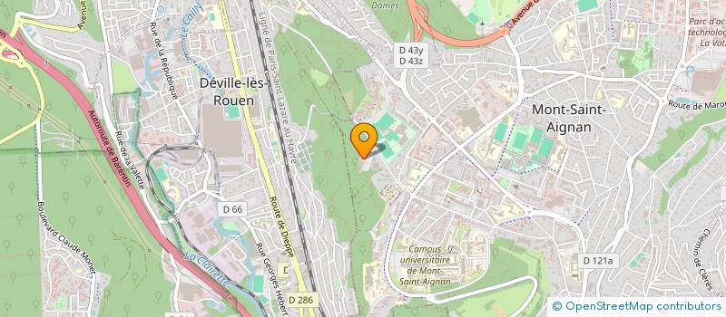 localisation de l'entreprise MADAME KAOUTAR EL KAJRAOUI  MONT-SAINT-AIGNAN