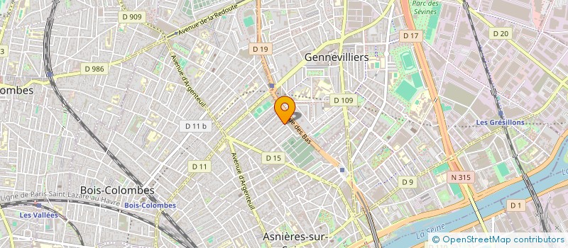 localisation de l'entreprise MADAME KAOUTAR FELLOUS à ASNIERES-SUR-SEINE