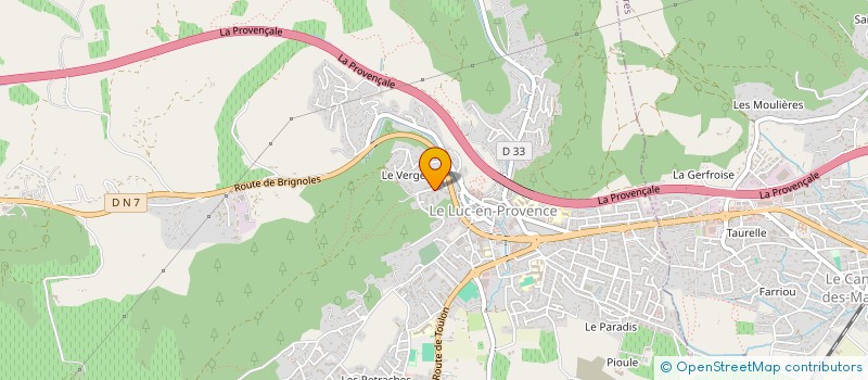 localisation de l'entreprise MADAME KAOUTAR IMICH  LE LUC