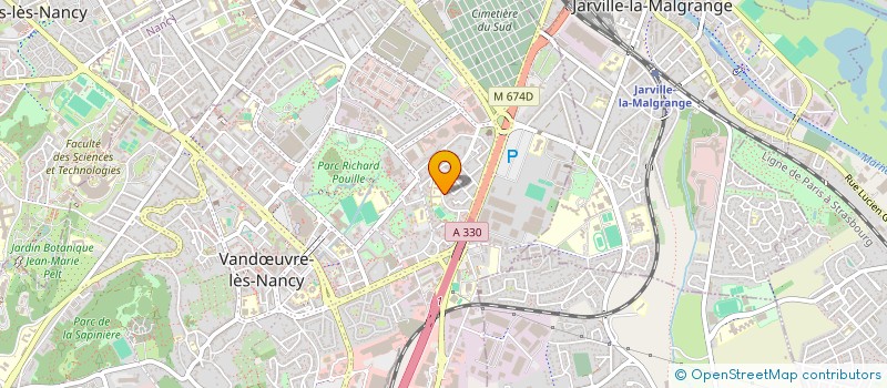 localisation de l'entreprise MADAME KAOUTAR LAHRACH à VANDŒUVRE-LES-NANCY