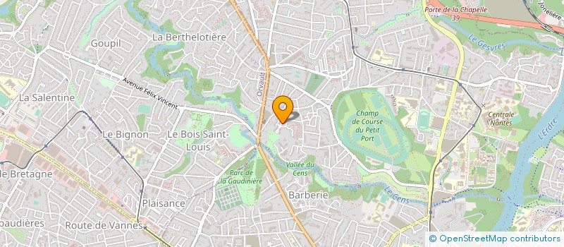 localisation de l'entreprise MADAME KAOUTAR OUEDGHIRI à NANTES