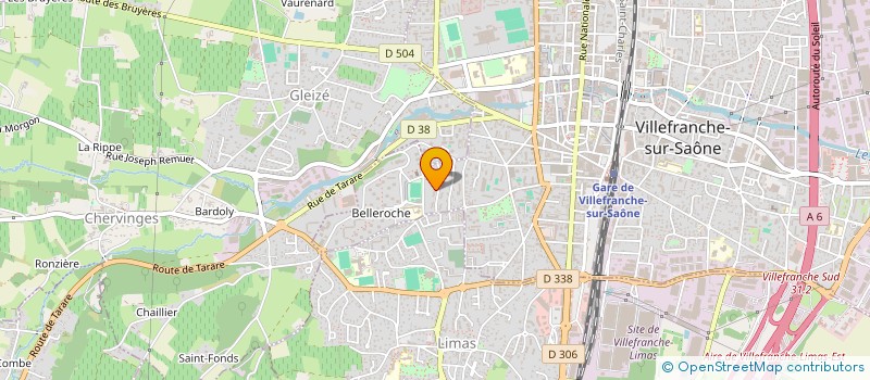 localisation de l'entreprise MADAME KAOUTAR RIZQ  VILLEFRANCHE-SUR-SAONE