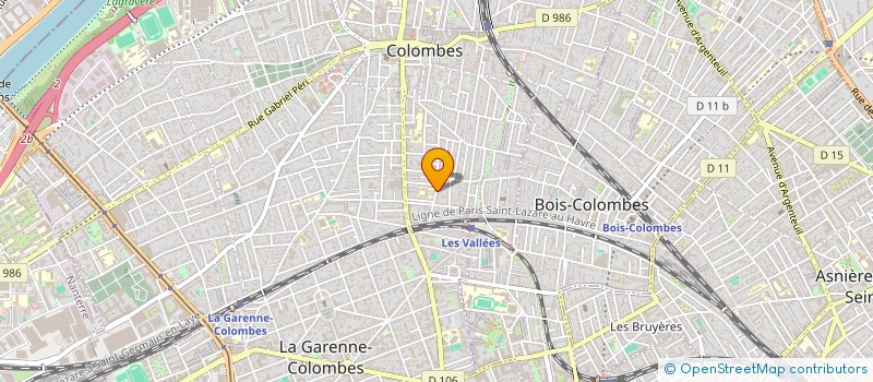 localisation de l'entreprise MADAME KAOUTAR SERBOUTI à COLOMBES