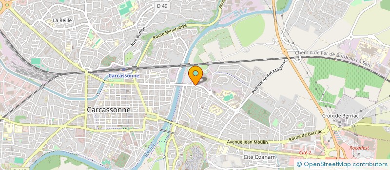 localisation de l'entreprise MADAME KAOUTAR TALHAOUI à CARCASSONNE