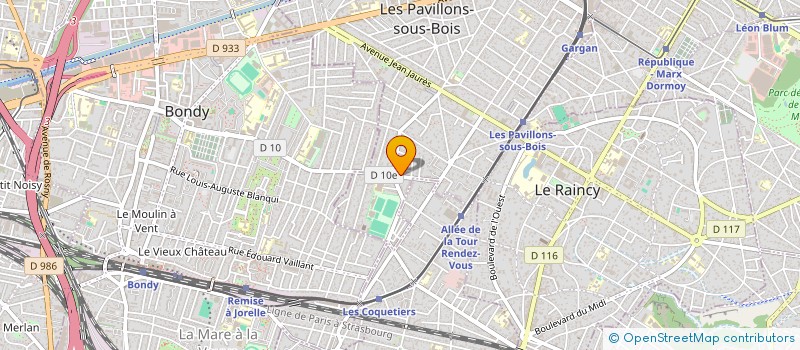 localisation de l'entreprise MADAME KAOUTER CHIHA à LES PAVILLONS-SOUS-BOIS