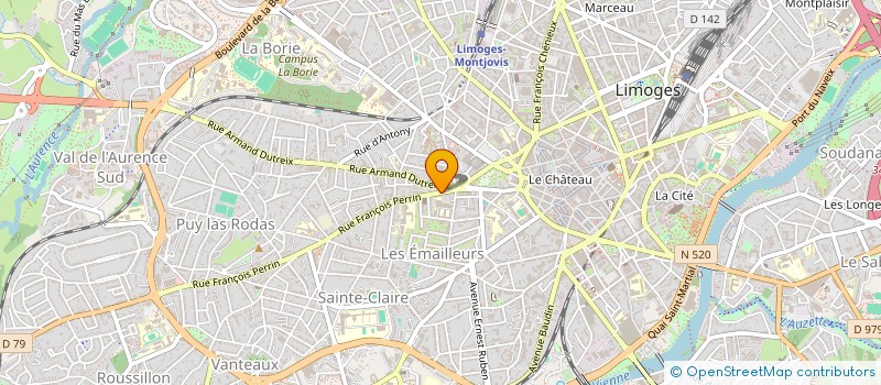 localisation de l'entreprise MADAME KAOUTHAR DOUKAR  LIMOGES