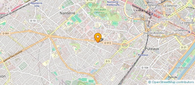 localisation de l'entreprise MADAME KAOUTHAR ZERROUKI  NANTERRE