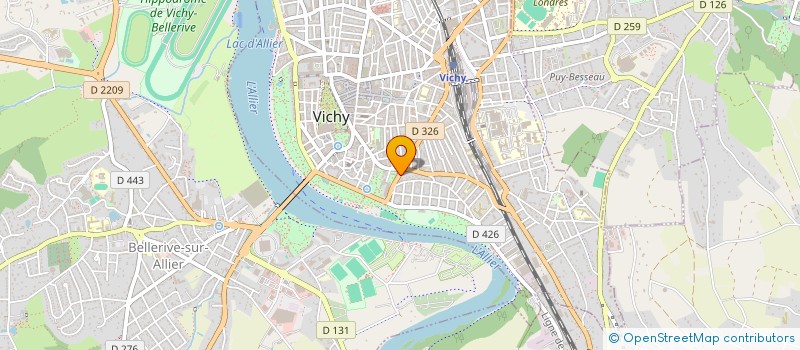 localisation de l'entreprise MADAME KAOUTHARIA ATTOUMANE à VICHY