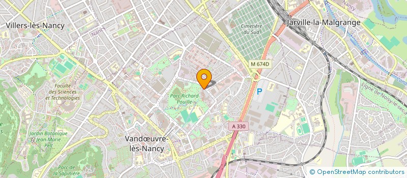 localisation de l'entreprise MADAME KAOUTHER GUEZGUEZ  VANDUVRE-LES-NANCY