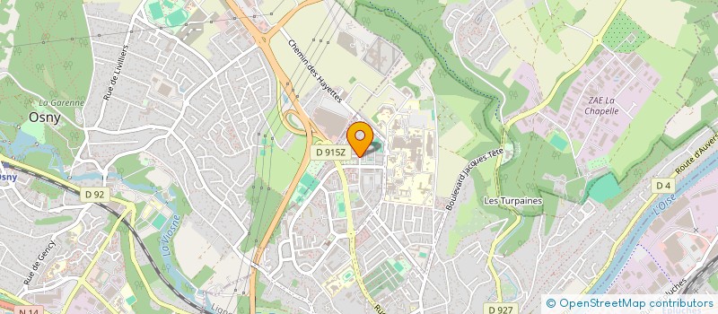 localisation de l'entreprise MADAME KAOUTHER HAMROUNI  PONTOISE