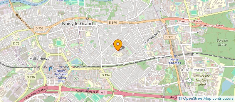 localisation de l'entreprise MADAME KARAMOGOMA CISSE  NOISY-LE-GRAND