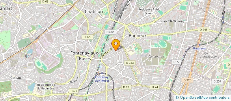 localisation de l'entreprise MADAME KARDIATOU SAO à FONTENAY-AUX-ROSES