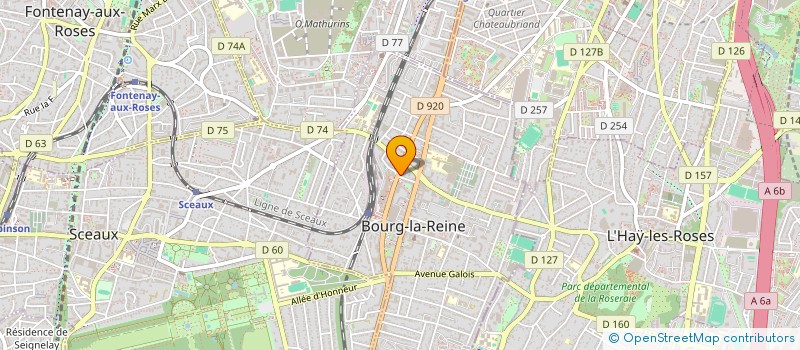 localisation de l'entreprise MADAME KAREEN TOBALY à BOURG-LA-REINE